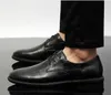 Classique hommes d'affaires chaussures habillées mode élégant formel mariage hommes sans lacet bureau Oxford cuir chaussure pour la fête