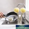Многофункциональная удобная практичная кухонная утварь щетка для чистки длинной ручкой может быть повешена горшок мытье Cocina Accesorio Sale