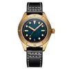 Wristwatches Addies Dive CuSn8 Tin Bronze Watch Men's Watches Sapphire Crystal 20Bar NH35A Automatic Movement Mechanical Diver