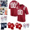 Ole Miss Rebels College Football Jerseys Dexter McCluster Jersey Brandon Bolden Patrick Willis Michael Oher Aj Brown Jerseys Niestandardowy koszulka koszulka