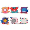 Baby Mobile Magic Cube Plush Block Clutch Rattles Early Newborn Educational Toys 0-12 Months