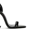 Ysl ﾠ chaussures de créateurs de femmes en cuir brillant talons hauts