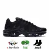2023 Löpskor för herrarna Big Size US 12 Triple White Black Purple Casual Shoes Pink Arrival Green Blue Men Women Sports Sneakers TN Trainers 36-46 EUR