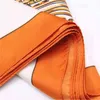 Designer Scarf Accessories 2024 Ny 130*130 cm Luxury Brand Design Printed Square Twill Silk Scarf Women Kerchief Scarves For Ladies Fashion Shawls Echarpe