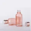 Glass Liquid Reagent Pipette Bottles Eye Droppers Aromatherapy 5ml-100ml Essential Oils Perfumes Green Dropper Bottles wholesale