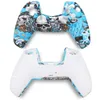 2021 Color Camuflagem Capa de Silicone Camo Silica Shell Pele protetora para Sony Dualshock 5 PS5 DS5 Pro Controlador Slim