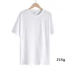 2021 летняя белая футболка Pure с коротким рукавом TOP 215G Xinjiang хлопок мужская одежда
