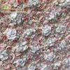 Dekorativa blommor kransar 3D konstgjorda blommväggspaneler bröllop bakgrund och rosa hortensia rose falsk löpare gy809