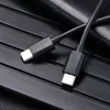 100pcs Cell Phone Charging Cables Type C to Type-C Cable PD Fast Chargers 65W Data Wire Cord For Macbook Samsung