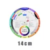 Tattoo Pigment Colors Wheel Paper Card Supplies Threetier Mix Guide Central Circle Microblading Tattoos Manicure Tool Accessories7517492