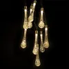 LED Outdoor Water Drops Solar Lamp String Lights 6/5 / 3M 30/20/10 LED's Fairy Holiday Christmas Party Garland Garden Waterdicht