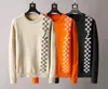 2024 Hot Mens Sweater Fashion عالية الجودة من الرجال تويست تويست القطن المتماسك للبلوزات طويلة الأكمام طويلة الأكمام سترات مصممة مطبوعة