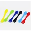 Flatware sets vork lepel spork 3 in 1 herbruikbaar plastic servies bediening bestek combo keuken draagbare buiten picni jlligb ladys5096098