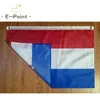 Wojna historyczna Flaga Chorwacja 1941-1945 3 * 5 stóp (90 cm * 150 cm) poliester flaga Dekoracja Transparent Latający Dom Ogród Flaga Świąteczny
