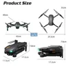 GD91 Max Drone 3 Axis Gimble Anti-Shake, Zoom 5G 6K-camera 50x, Motore Brushless, GPS Smart Segui, Distanza RC 1.2km, Tempo di volo di 25 minuti, 2-1