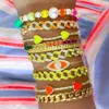 2021 Iced Out Women Lady Hip Hop Bracelet Bangle with Cz Paved 8mm Cuban Chain Enamel Colorful Beautiful Wedding Bracelet Wholesal241q