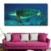 Colorful sea turtle Pictures Canvas Painting Animal Posters and Prints Wall Art for living room Modern Home Decoration845415641182k