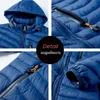 Rua Knights Inverno Quente impermeável Jaqueta Homens Outono Grésos Com Capuz Parkas Moda Casual Casaco Slim 6xL 211104