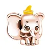 Serve para pulseiras Pandora 20 pçs Fox Elephant Car Swan Unicorn Surfing canguru Car Pingente Charms Beads Silver Charms Bead Para Mulheres Colar Europeu DIY Jóias