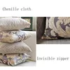 FSISLOVER Light luxury Cushion Cover ins Chenille Jacquard Pillowcase High Quality Cotton Nordic Style Home Deco Pillow Cases 210315