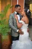 Luxury 2021 Ruffles Wave Organza Wedding Weedding Auskes Wape Sweetheart Chapel Off Show Gorgeous Nigerian Arabic Matrimonio di Robe de Mariee