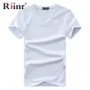 Kortärmad T-shirt Toppar T-shirts V-hals Slim Fit T-shirt Herr Casual Summer Tshirt Camisetas Plus Size S-5XL