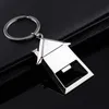 House Shaped Bottle Opener Keychain Personalized Wedding Gifts Souvenirs Birthday Christmas Gifts for Guests Whole3674398