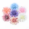 6 Pieces Silk Gerbera 10cm wedding decorative flowers wall diy christmas wreath vase for home decor artificial flowers wholesale Y0630