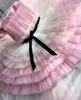 2021 Tea Length Colorful Flower Girl Dresses Tiers Tulle Little Wedding Vintage Communion Pageant Gowns