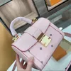 Rosa Sugao Damen-Einkaufstasche, Schulter-Umhängetaschen, Handtaschen, Luxus-Geldbörse aus echtem Leder in Top-Qualität, Modedesigner-Einkaufstasche mit Box