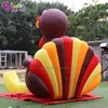 Modelo de dibujos animados de pavo animal inflable gigante al aire libre de 8 M de altura con soplador de aire para eventos publicidad decoración de fiestas juguetes deportivos