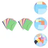 Emballage cadeau 1 Set 70Pcs Enveloppes en papier de couleur Cartes d'invitation pratiques