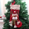 24x11cm Breien Kerstkousen Xmas Tree Decoraties Indoor Decor Ornamenten in 3 Editions CO528