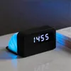 Outros relógios Acessórios Multi-Fuction LED Night Light Colorful Gradient Despertador Creative Home Digital
