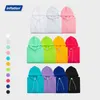 INFLATION 11 couleurs confortables sweats à capuche surdimensionnés hommes Streetwear mince poche kangourou Super doux sweat à capuche blanc unisexe sweat à capuche 210728