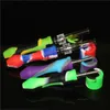 smoking Silicone Nectar kits with 10mm joint Ti Nail glass bongs silicon water Pipe dab rigs wholesale