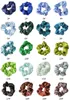 54 Kleuren Satijn Zijde Scrunchies Vrouwen Elastische Rubberen Haarbanden Meisjes Effen Paardenstaart Houder Haar Banden Touw Haaraccessoires 50 stuks