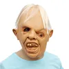 Halloween Vollkopfmaske Latex Scary Toothy Einäugige Person Maske Horror Gruselig für Festival Party 40LY31 T200622
