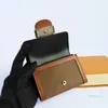 Geldbörsen für Damen, Luxus-Designer, Retro-Klappbrieftasche, kurze Geldbörsen aus echtem Leder