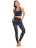 Pluz size Women camo printed yoga leggings pant Pocket stretchy gym tights women running trousers workout fitness sportswear 210929