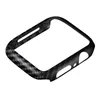 For Apple Watch Series 7 6 5 4 Luxury Genuine Real Carbon Fiber Protect Bumper Frame Case Cover iwatch 41mm 45mm