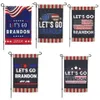 ストックLet's Go Brandon Flags 45x30ガーデンバナーマルチスタイル2021 FJB印刷祝祭パーティー用品ギフト