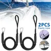 2 ADET Bungee Dock Hattı Tekne Bungee Kordon Şok Emici Demirleme Halatlar Tekne Çapa Çizgi Dock Halat PWC 4-5.5ft Gerilebilir