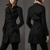 Trench Coats Women Coat Bèvre Spring Spring European and American Trend Double-Breasted Slim Long Women