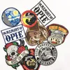Custom Embroidery Patches Rubber Woven Sewing Notions Personalized Design High Quality Iron On For Clothing Any Size Any Logo Brand Patch PVC Badge