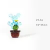 Creative cactus tabletop decoration glass living room trinkets home decoration European micro landscape decoration bonsai