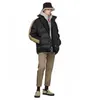 Mens 자켓이 두꺼운 편지가있는 코트 인쇄 슬리브 유니섹스 자켓 후드 outwears 코트 윈드 브레이커 고품질 탑스 아시아 크기 M-4XL