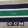 24S Custom Брендан Шанахан Оптовая продажа Tage Hartford Whalers CCM Дешевые хоккейные майки Белые мужские ретро трикотажные изделия