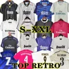 Figo Real Retro Soccer Jersey Football Guti Ramos Hierro Seedorf Carlos 13 14 15 16 Ronaldo Zidane Beckham Raul Redondo 94 95 96 97 98 99 00 01 03 04 05 06 07 07