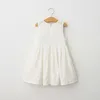 Malayu bébé filles robe de princesse été mode enfant dentelle arc sans manches Vestidos fête d'anniversaire Costume enfants vêtements 2-6 ans Q0716